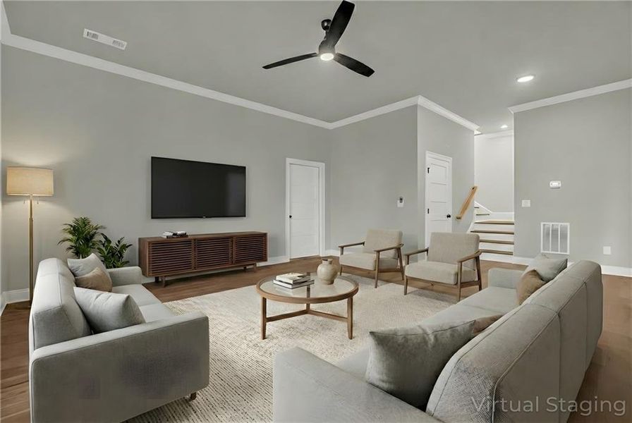 Furnished interior view inside a new home in , Gainesville (Image 9).