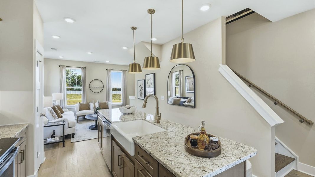 Furnished interior view inside a new home in Traynham Place, Greenville (Image 29).