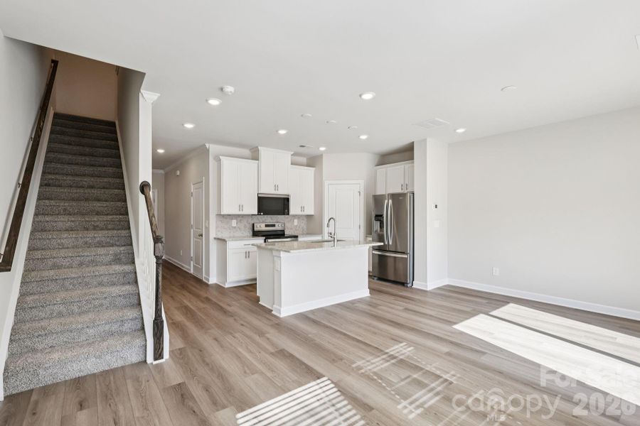 Furnished interior view inside a new home in Galloway Ridge, Charlotte (Image 10).