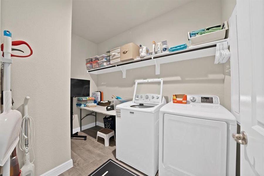 Furnished interior view inside a new home in Pecan Square, Northlake (Image 9).
