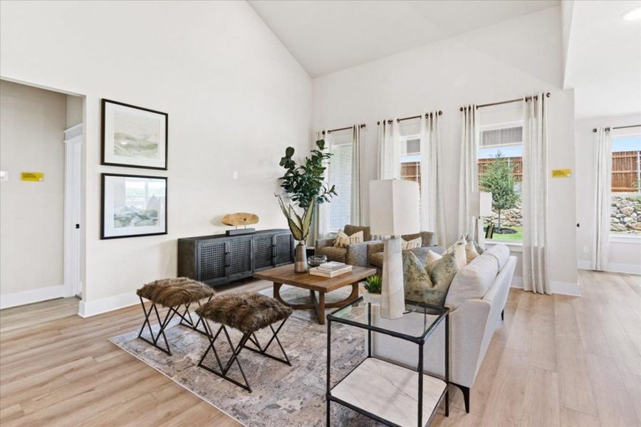 Representative furnished interior of a home built from the Cypress II Katy Lakes 50s by Brohn Homes in Katy Lakes, Katy (Image 8).