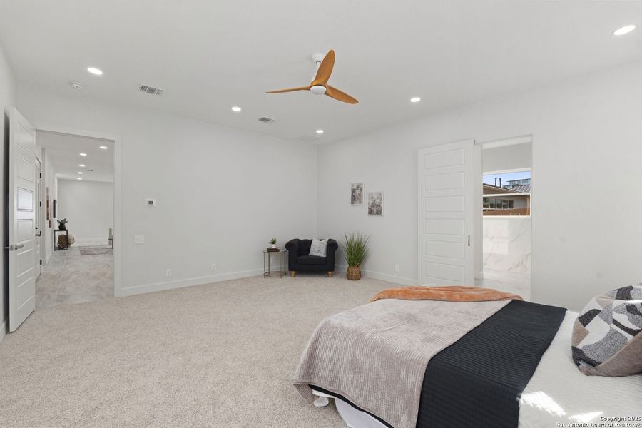 Furnished interior view inside a new home in , San Antonio (Image 37).