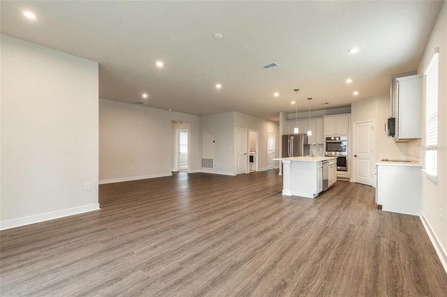 Spacious, unfurnished interior of a new home in The Palms at Venetian Bay, New Smyrna Beach (Image 26). Spacious, unfurnished interior of a new home in The Palms at Venetian Bay, New Smyrna Beach (Image 26).