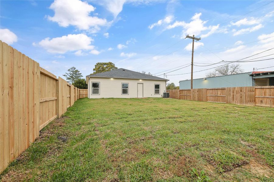 Exterior details and patio area of a home in , Crosby (Image 3).
