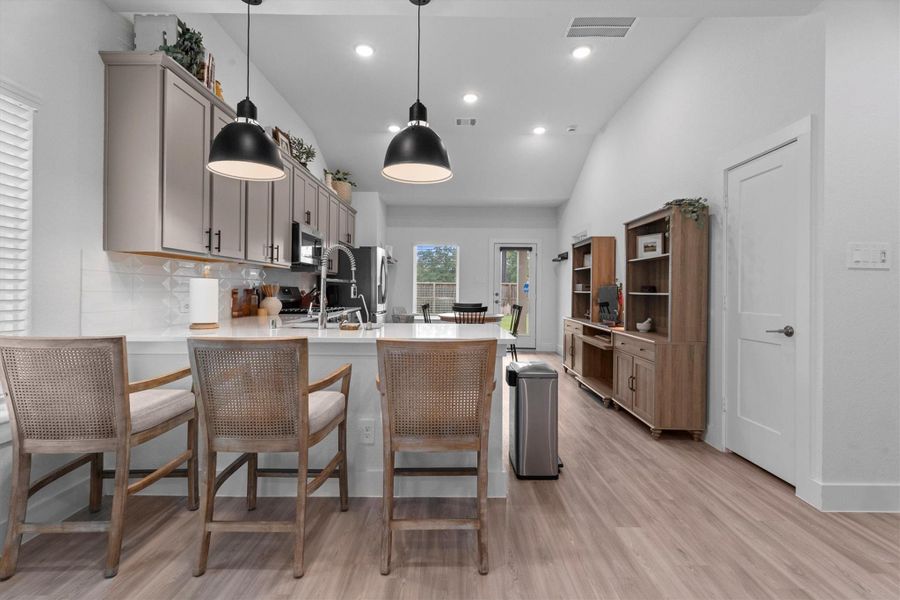 Furnished interior view inside a new home in Sorella, Tomball (Image 13).