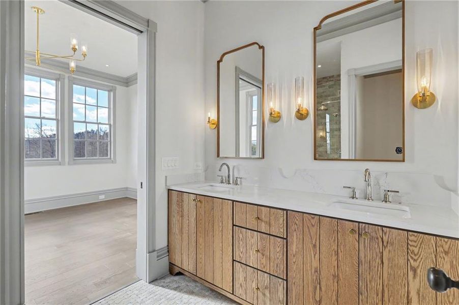 Furnished interior view inside a new home in , Clarkesville (Image 22).