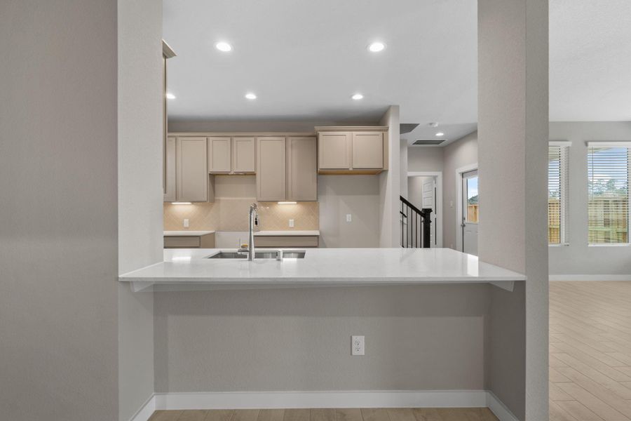 Furnished interior view inside a new home in Cypresswood Landing, Humble (Image 12).