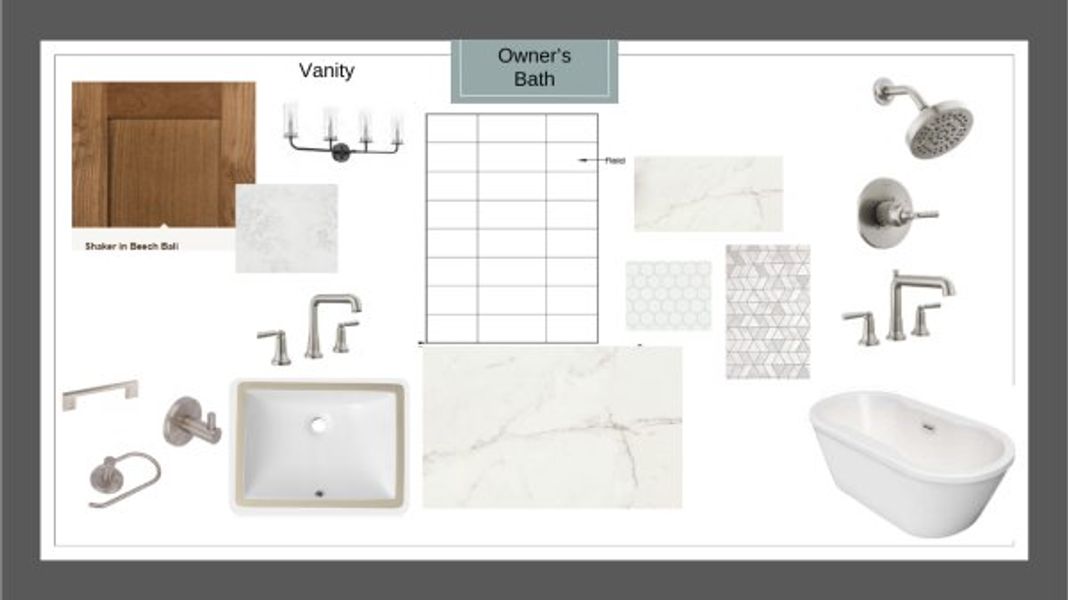 Sample of building materials used in homes in Heath Golf and Yacht Club, Heath (Image 30).