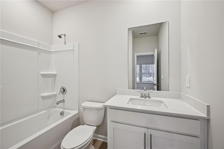 Furnished interior view inside a new home in Parkside at Grayson, Grayson (Image 11). Furnished interior view inside a new home in Parkside at Grayson, Grayson (Image 11).