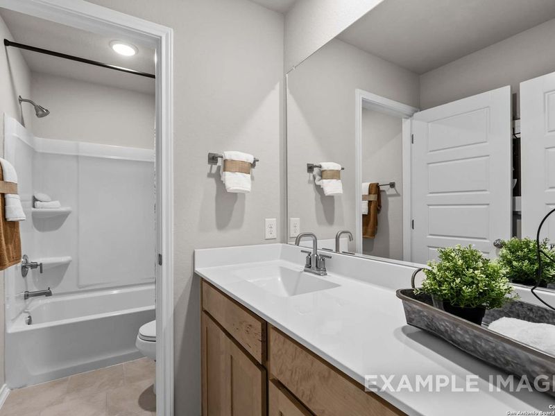 Furnished interior view inside a new home in Applewhite Meadows, San Antonio (Image 32). Furnished interior view inside a new home in Applewhite Meadows, San Antonio (Image 32).