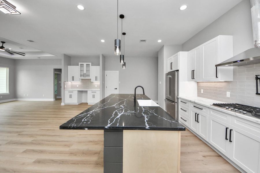 Furnished interior view inside a new home in , Pasadena (Image 6).