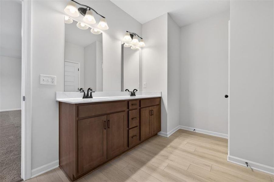 Furnished interior view inside a new home in Allen Manor, Hoschton (Image 7).