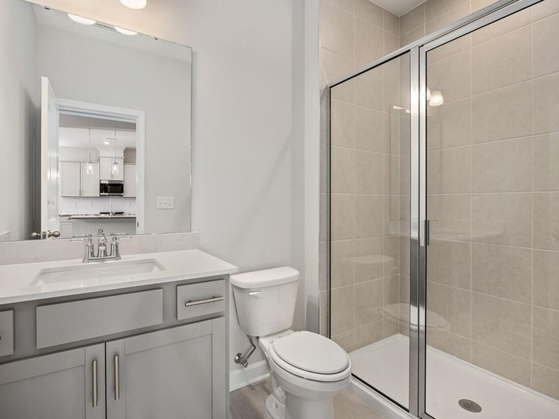Furnished interior view inside a new home in Tobacco Road, Angier (Image 6).