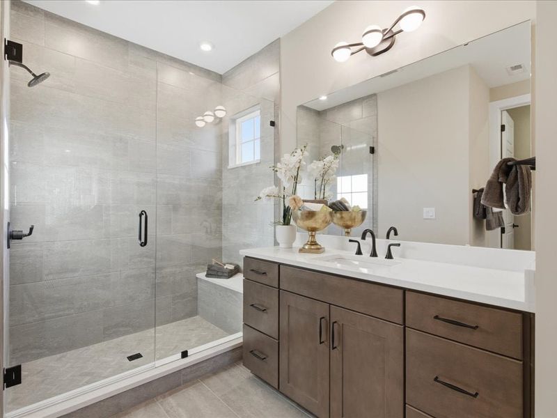 Representative furnished interior of a home built from the Regent by Tri Pointe Homes in Ascend, Charlotte (Image 29).