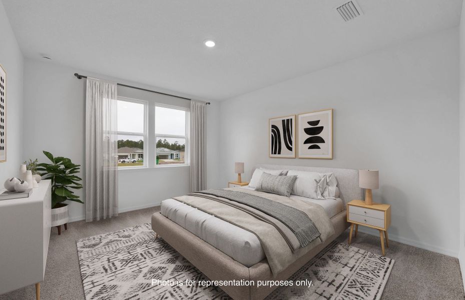 Furnished interior view inside a new home in Hyland Trail, Green Cove Springs (Image 4).