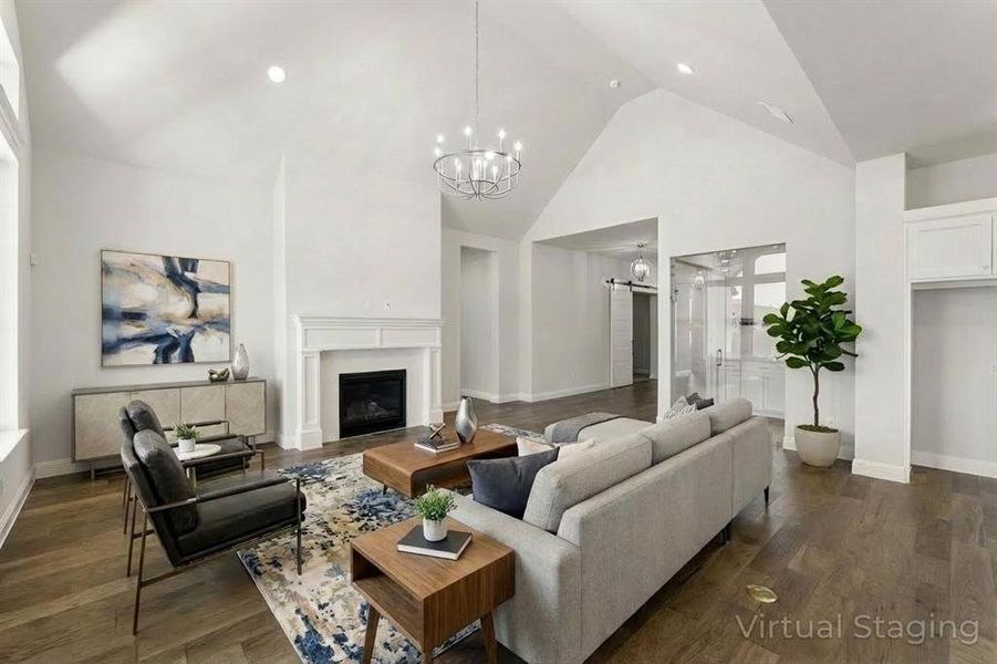 3208 Patterson Ct - Family Room 1 Virtually Staged