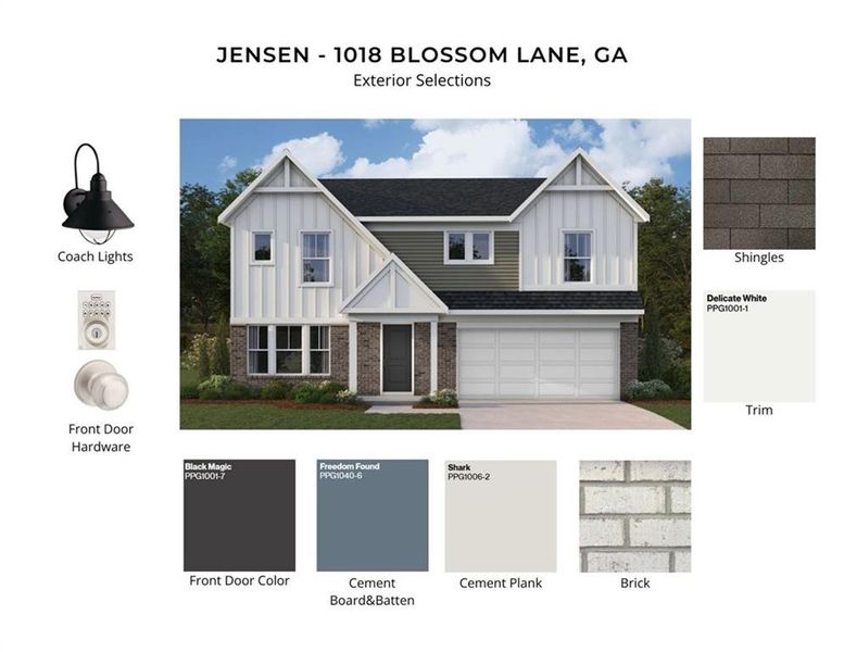 Sample of building materials used in homes in Cherry Glen, Euharlee (Image 4). Sample of building materials used in homes in Cherry Glen, Euharlee (Image 4).