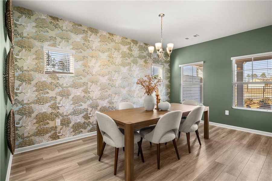 Furnished interior view inside a new home in Lake Carlton, Loganville (Image 11).