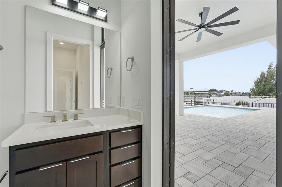 Furnished interior view inside a new home in , Cape Coral (Image 17).