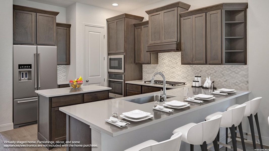 Furnished interior view inside a new home in Kallison Ranch, San Antonio (Image 15).