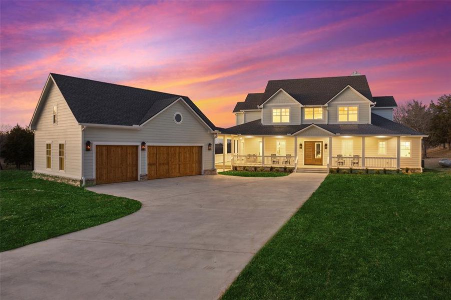 Front exterior of a new home in , Anna, TX, highlighting curb appeal (Image 24).
