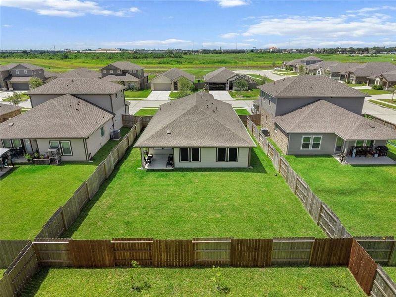 Exterior details and patio area of a home in , Texas City (Image 24). Exterior details and patio area of a home in , Texas City (Image 24).
