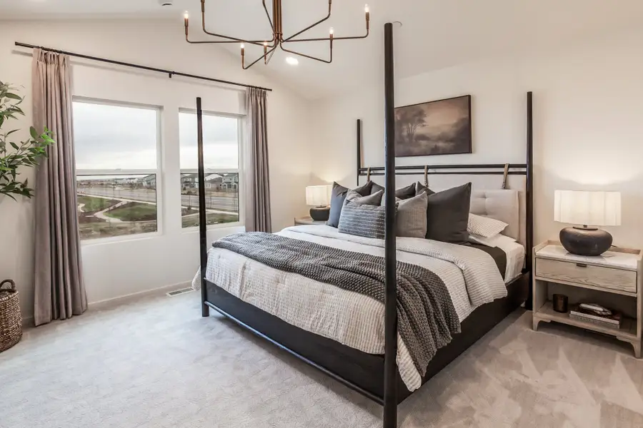 Representative furnished interior of a home built from the Marigold by Hartford Homes in Prairie Song, Windsor (Image 10).