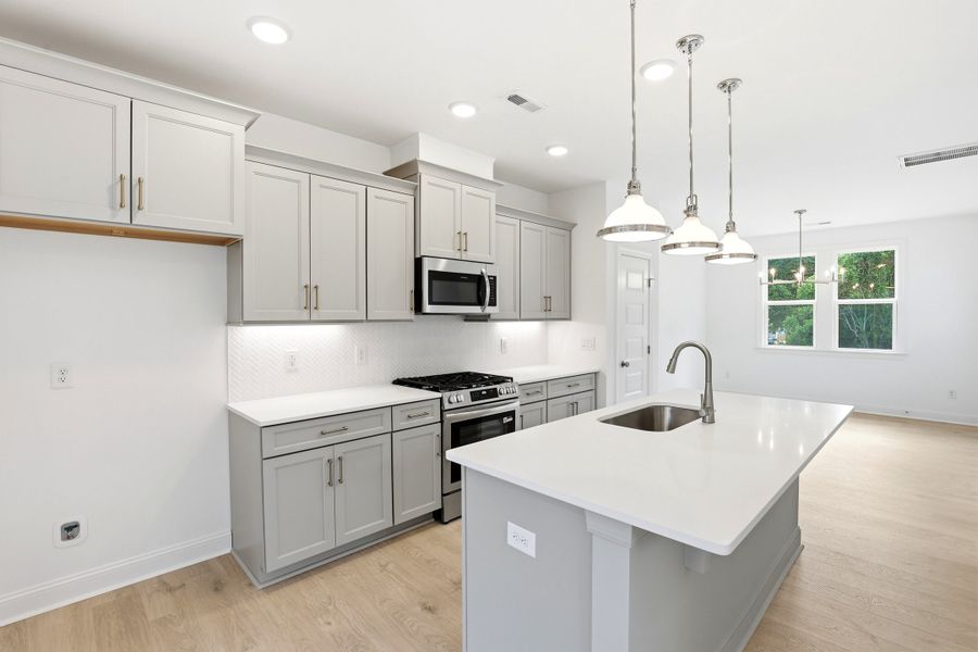 Furnished interior view inside a new home in Downtown Wilmington Collective, Wilmington (Image 8).