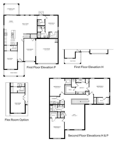 2D floor plan layout for the Crawford by D.R. Horton in Hammock at Two Rivers, Zephyrhills, FL (Image 3). 2D floor plan layout for the Crawford by D.R. Horton in Hammock at Two Rivers, Zephyrhills, FL (Image 3).