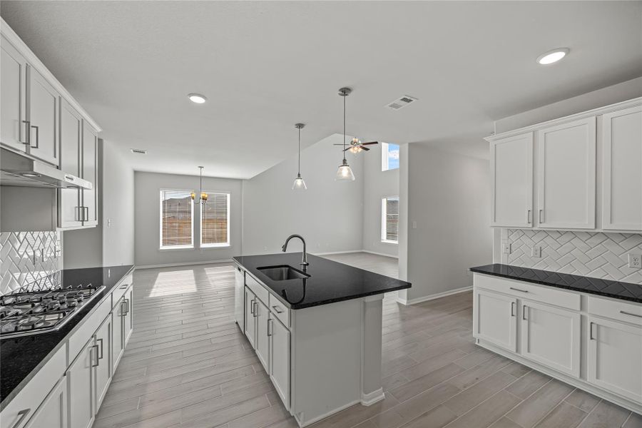 Furnished interior view inside a new home in River Ranch Meadows, Dayton (Image 7). Furnished interior view inside a new home in River Ranch Meadows, Dayton (Image 7).