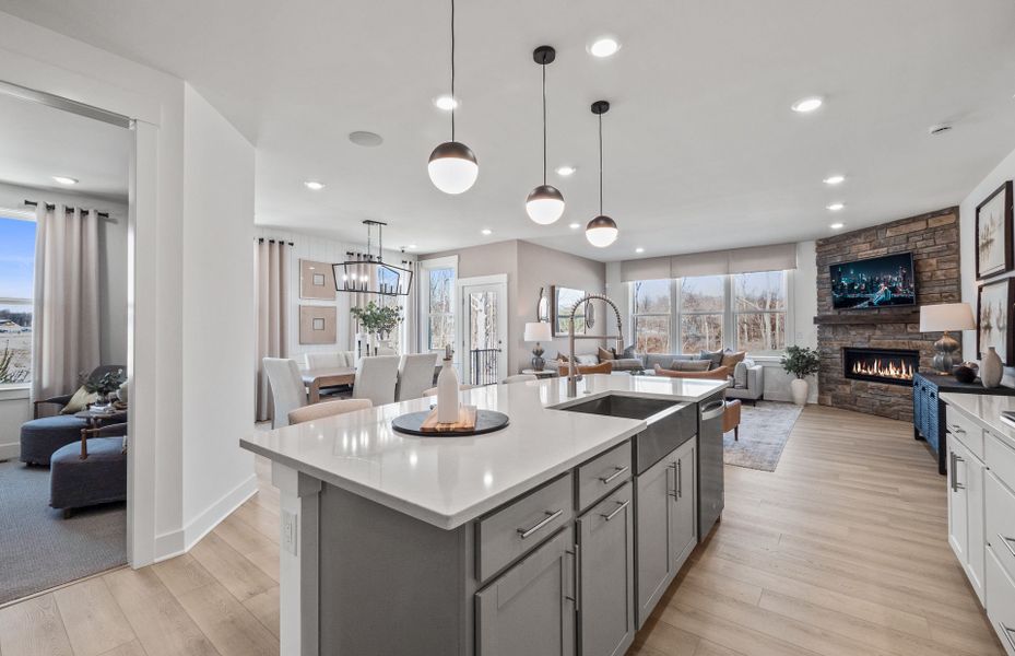 Representative furnished interior of a home built from the Bedrock by Pulte Homes in The Retreat at Carolina Ridge, Harrisburg (Image 14).