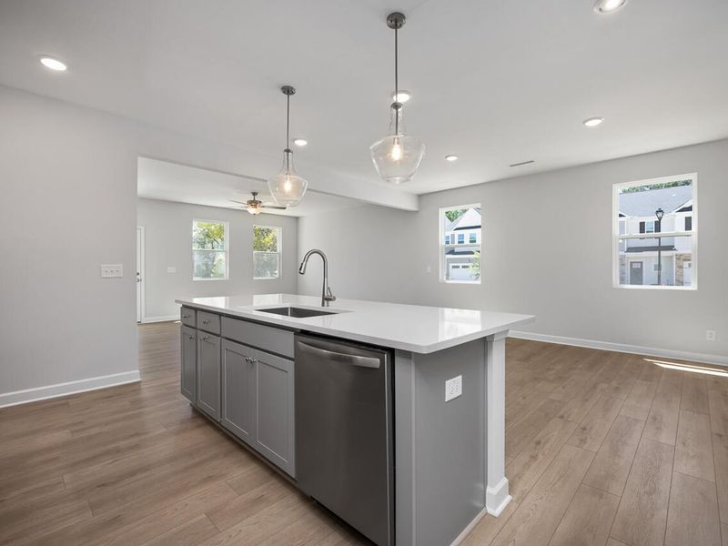 Furnished interior view inside a new home in Gregory Village, Lillington (Image 6).