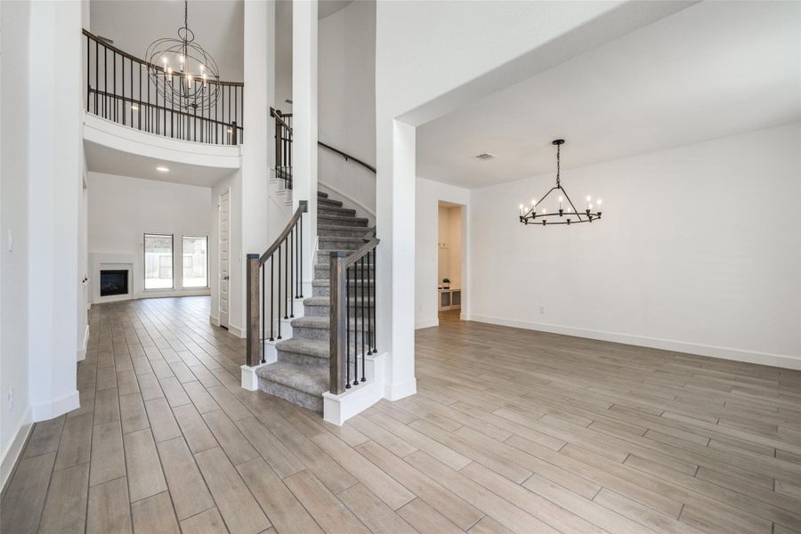 Upstairs to 3 further bedrooms, game room & media room