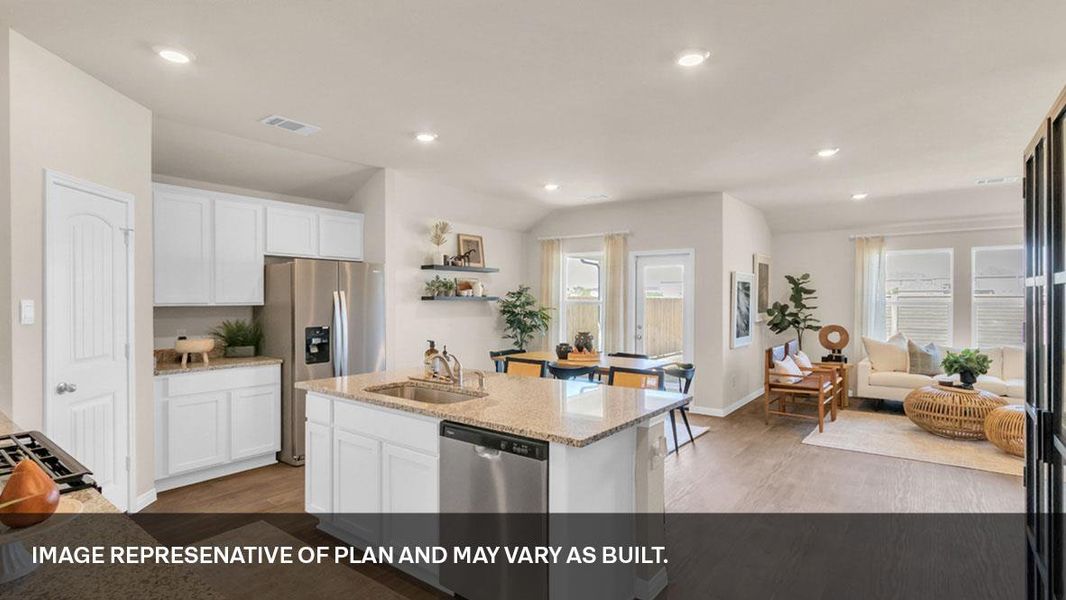 Furnished interior view inside a new home in Southgrove, Kyle (Image 22).