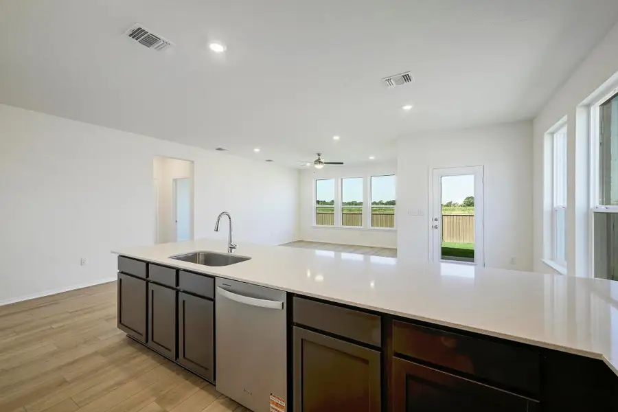 Furnished interior view inside a new home in Centerpoint Meadows, Lockhart (Image 8). Furnished interior view inside a new home in Centerpoint Meadows, Lockhart (Image 8).