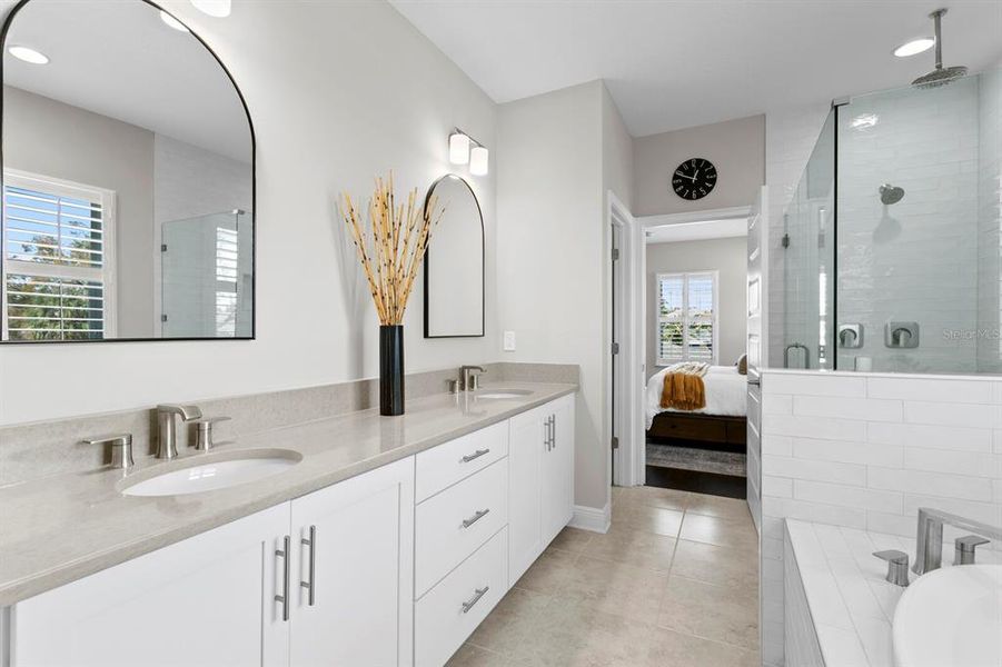 Furnished interior view inside a new home in , Tampa (Image 46). Furnished interior view inside a new home in , Tampa (Image 46).