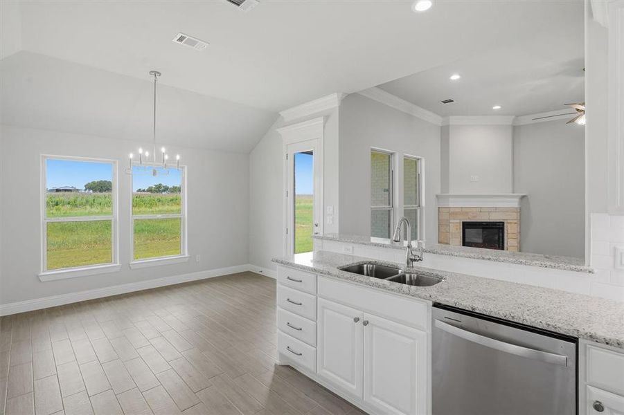 Furnished interior view inside a new home in , Tolar (Image 5).