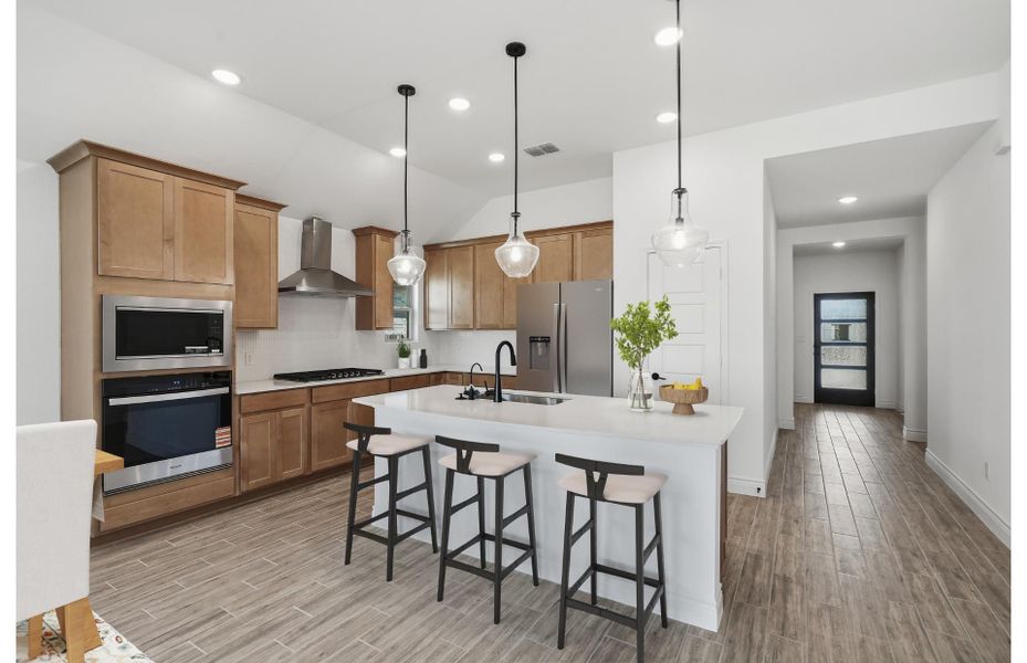 Furnished interior view inside a new home in Legacy at Lake Dunlap, New Braunfels (Image 5).