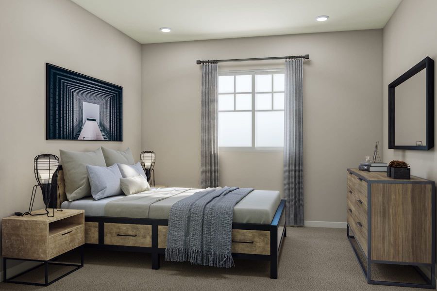 Representative furnished interior of a home built from the 2804 by Tri Pointe Homes in The Aurora Highlands, Aurora (Image 9).