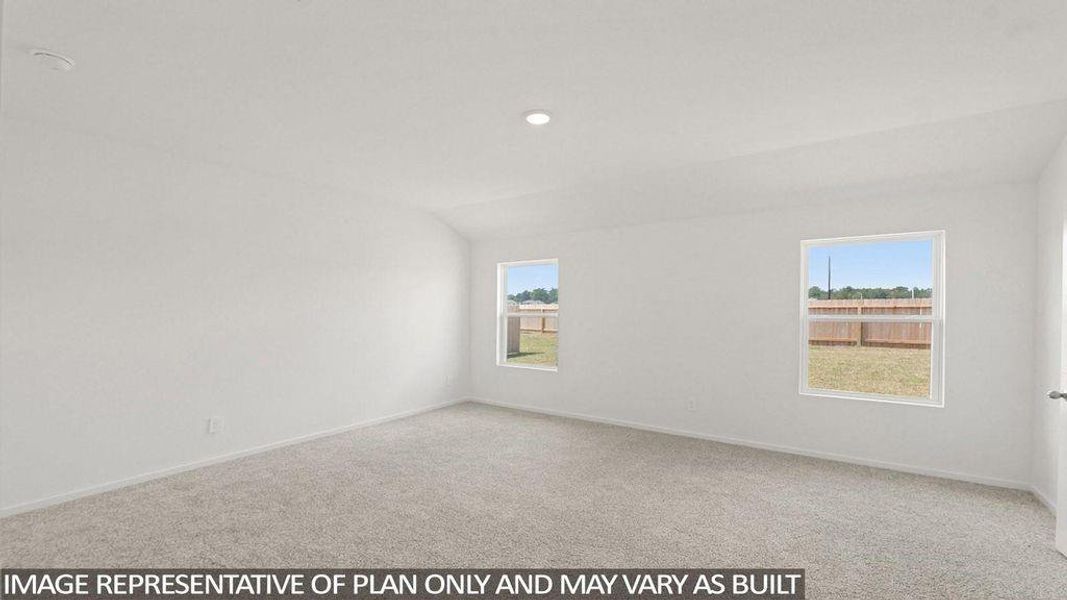Spacious, unfurnished interior of a new home in New Waverly Station, New Waverly (Image 17).
