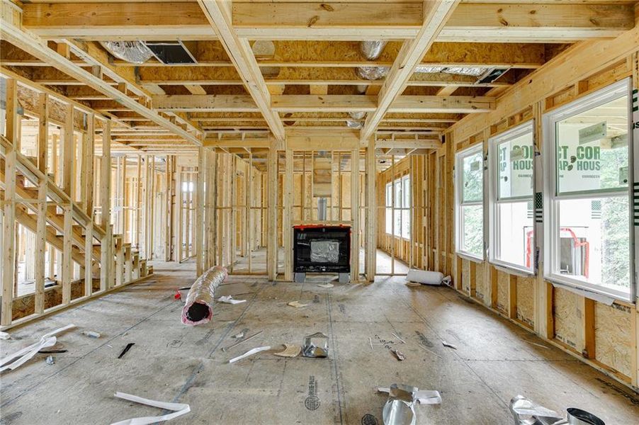In-progress construction of a new home in , Jefferson, GA (Image 5).