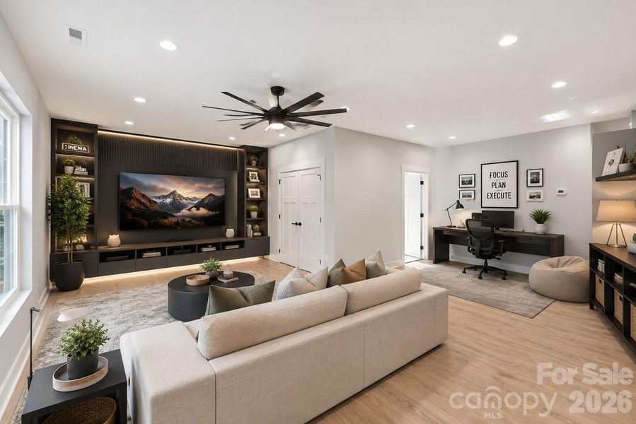 Furnished interior view inside a new home in , Hickory (Image 19).