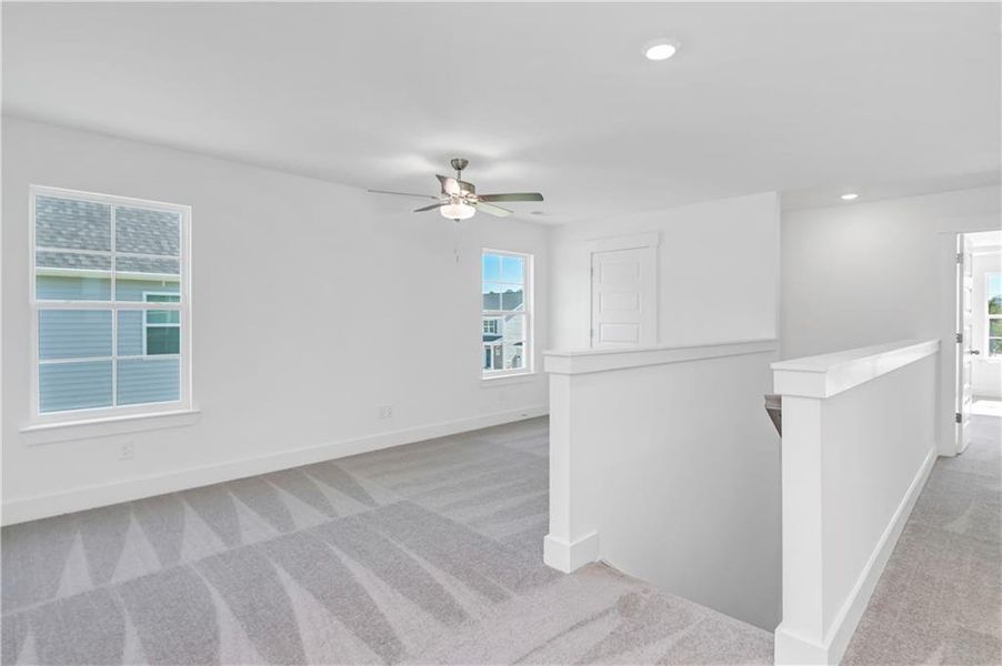 Spacious, unfurnished interior of a new home in Villas at Dawsonville, Dawsonville (Image 25).