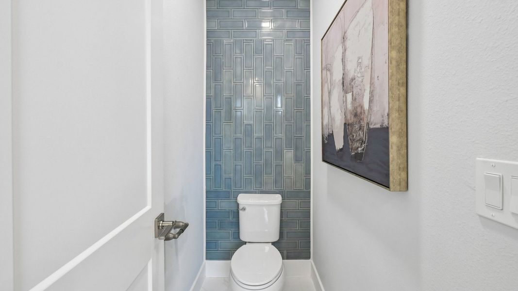 Primary En Suite Bath Water Closet in the Marigold Floor Plan at Haven at Diamond Springs