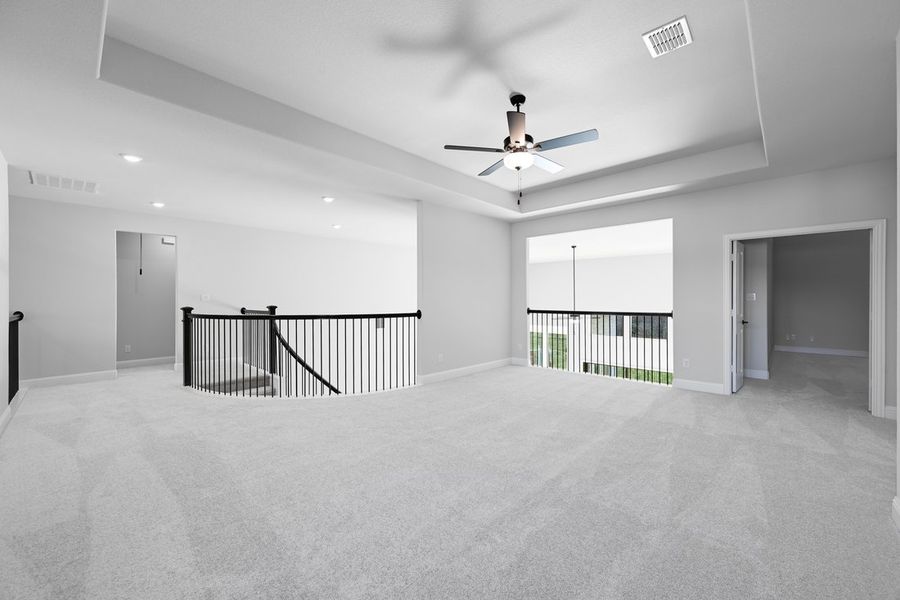 Spacious, unfurnished interior of a new home in The Ranch at Uptown Celina, Celina (Image 17).