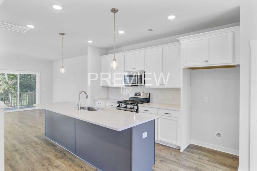 Furnished interior view inside a new home in , Johns Island (Image 8).