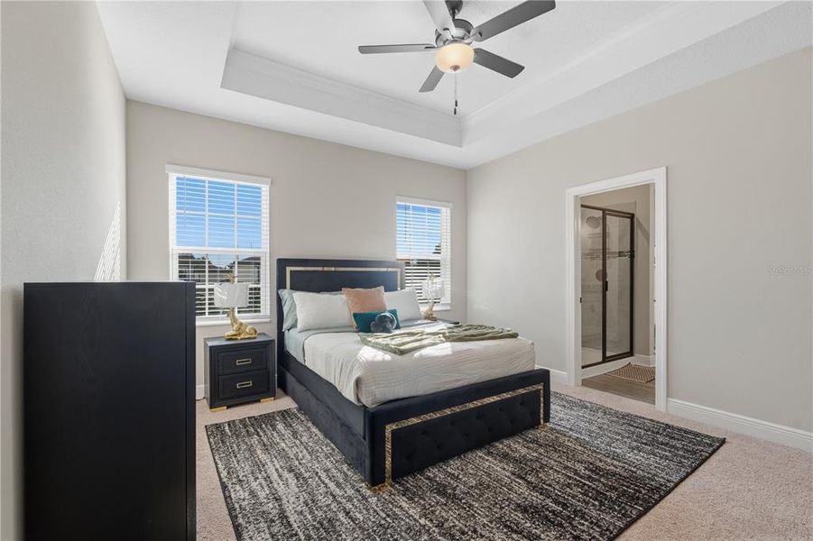 Furnished interior view inside a new home in Reunion Village, Kissimmee (Image 19).