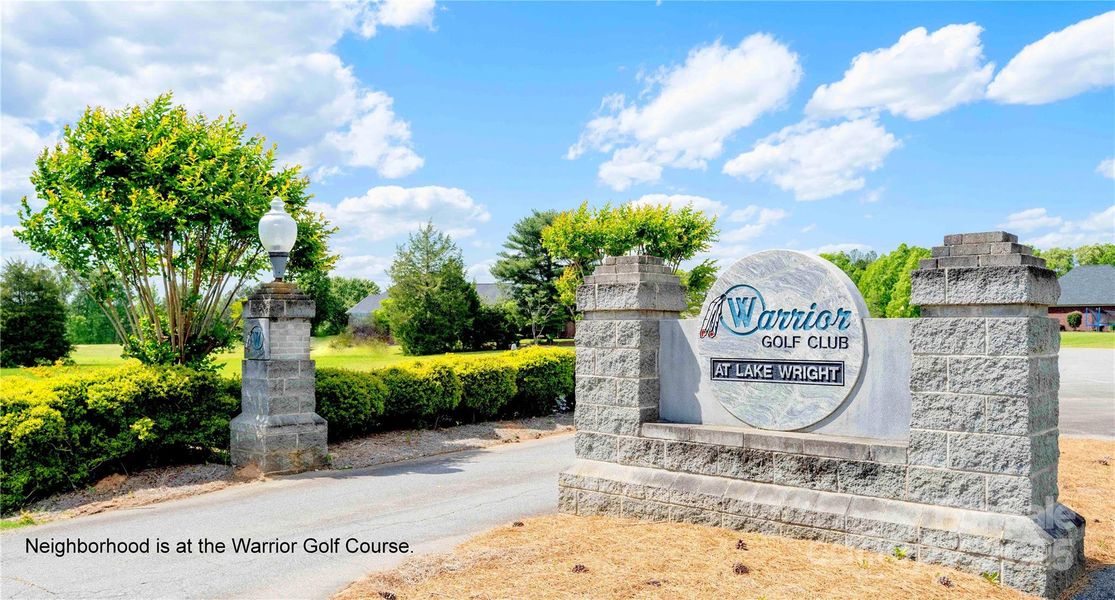 Welcome to the Warrior Golf Course.