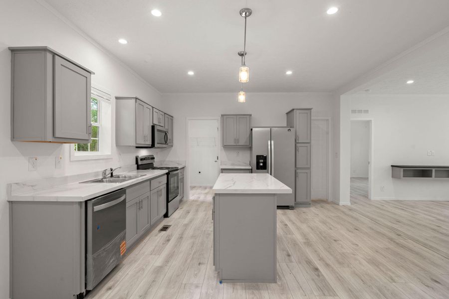 Furnished interior view inside a new home in , Cottageville (Image 4).