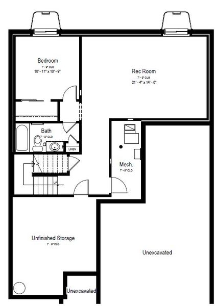 2D floor plan layout of this home in Aspen Meadows-4, Colorado Springs, CO (Image 7).